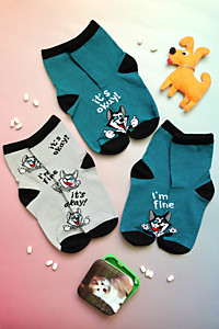 Хаски носки детские (комплект 3 пары)