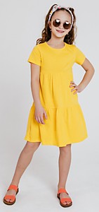 Платье Тия к/р желтый 3025