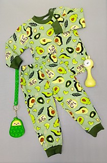 Пижама на кнопках Авокадо, 48ф_МХ