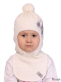 SALE Шапка-шлем 19101-05 белый