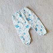 Ползунки с ножкой (Звёзды голубые), 34ф