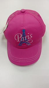 Бейсболка детская AN Jamont G16840 Paris (розовый 52-54)