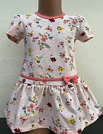 Платье "Малыш" к/р Мишка на персике (бантик снизу)