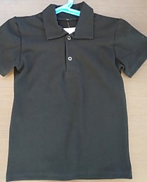 Рубашка Поло (Пике) Чёрная , 060к